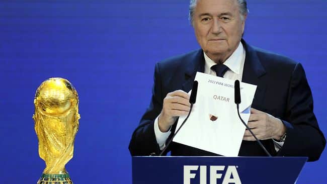 Blatter en un sorteo del Mundial / Agencias