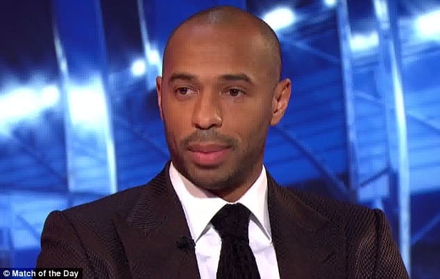 Thierry Henry en su nuevo trabajo como comentarista de Sky Sports / Agencias