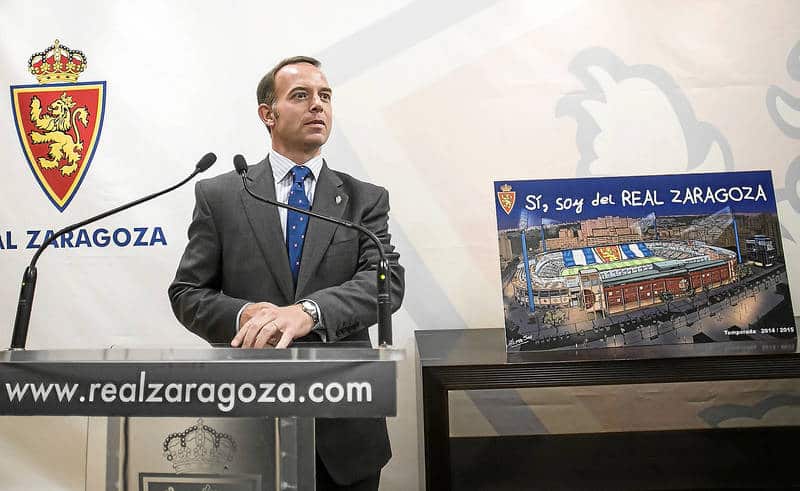 Christian Lapetra, presidente del Real Zaragoza / Agencias
