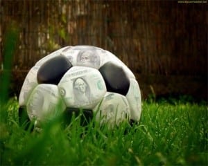 money-soccer-ball