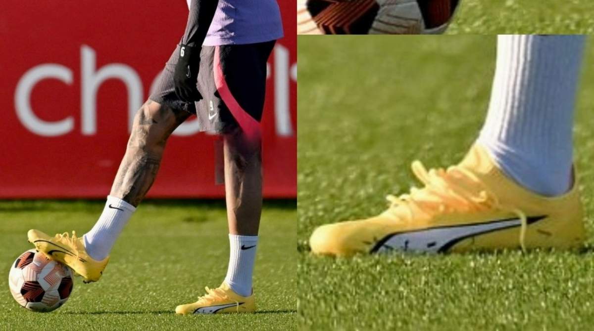 Darwin Núñez botas Nike
