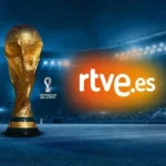 Logotipos de RTVE, Atresmedia y Mediaset en el contexto del conflicto por la explotación publicitaria del Mundial de Fútbol 2026 que ha llevado a UTECA a amenazar con una demanda por competencia desleal contra la televisión pública española