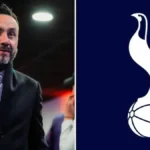 Elenco del Tottenham Hotspur y escudo del club inglés en un momento crítico de la temporada 2025-2026 de la Premier League con el equipo en puestos de descenso directo