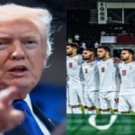 Donald Trump junto a la selección de Irán en un montaje sobre las controversias del Mundial 2026