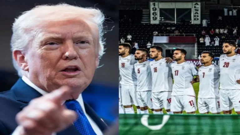 Donald Trump junto a la selección de Irán en un montaje sobre las controversias del Mundial 2026