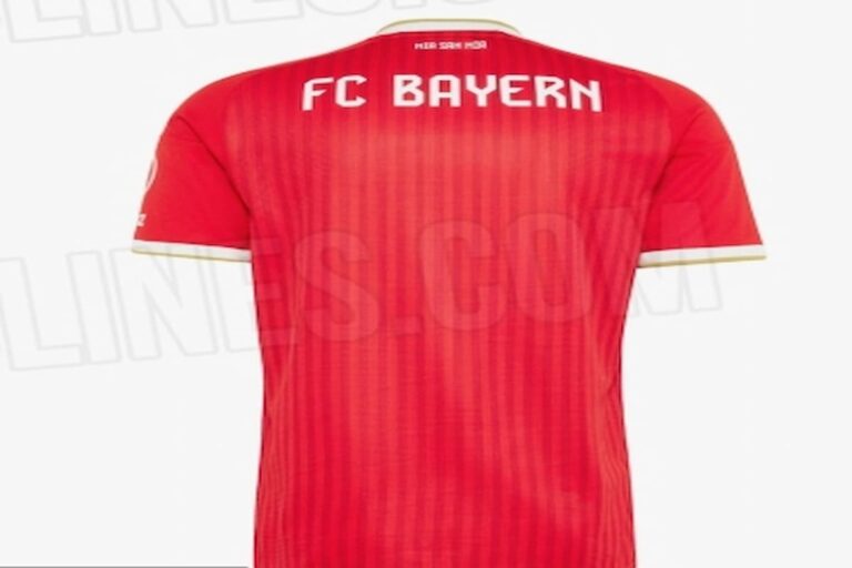 Parte trasera de la camiseta del FC Bayern München para la temporada 2026-27 con el texto "FC Bayern" sobre el dorsal, sin la referencia a la ciudad de Múnich