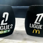 Logos de la Ligue 1 y la Ligue 2 del fútbol francés, competiciones cuyos clubes pagaron un total de 154 millones de euros en comisiones a agentes en 2025 según los datos de la DNCG