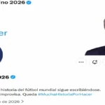 Captura de la cuenta de campaña @Florentino2026_ en X con el lema "Mucha historia por hacer" y la imagen del presidente del Real Madrid, suspendida por la plataforma a los pocos minutos de su creación el 26 de mayo de 2026