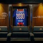 Marquinhos, capitán del Paris Saint-Germain, en la campaña de comunicación lanzada por ALL Accor con motivo de la renovación del patrocinio hasta 2030