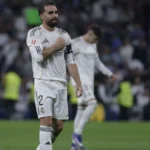 Imagen destacada sobre Dani Carvajal durante un partido del Real Madrid Apuesta a este partido aquí La Liga 1 X 2 Villarrea