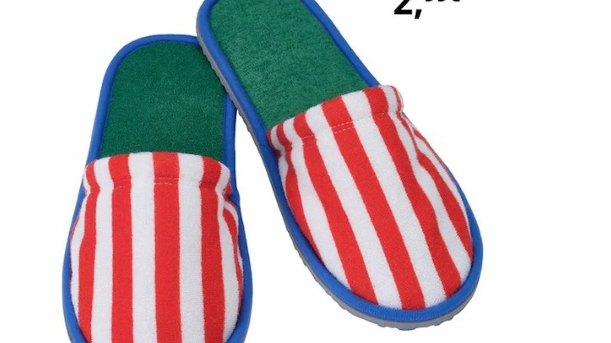 Imagen destacada sobre Ikea despide a Griezmann con sus pantuflas colchoneras Pantuflas colchoneras de Ikea junto a un cart