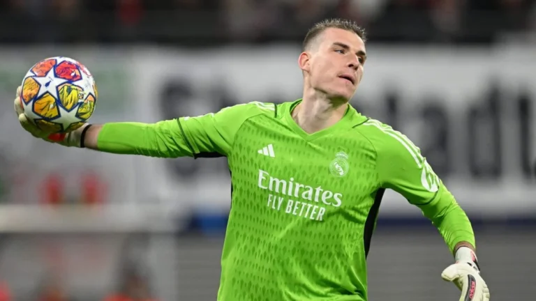 Imagen destacada sobre Andriy Lunin podría dejar el Real Madrid para fichar por el Inter