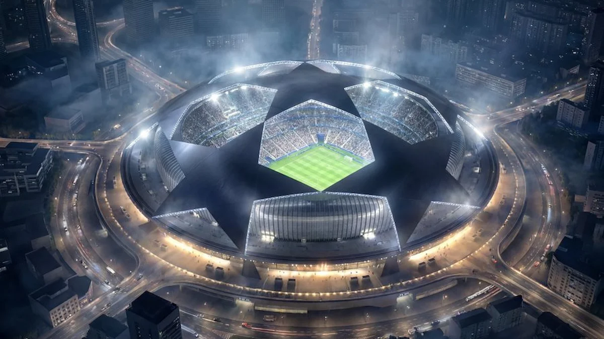 Imagen destacada sobre La UEFA ha considerado construir el icónico estadio en forma de estrella puntiaguda para albergar la