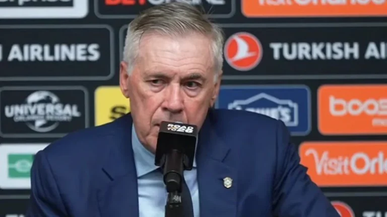 Carlo Ancelotti atiende a los medios en rueda de prensa del Mundial 2026