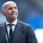 Monchi, director deportivo del RCD Espanyol, durante un entrenamiento en el RCDE Stadium