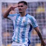 Imagen destacada sobre Chupe celebra un gol anotado con el Málaga Chupe se ha convertido en una de las grandes sensaciones