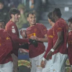 Isma Ruiz disputando un partido con el Córdoba CF en Segunda División