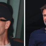Zidane con visera Y-3 y gafas de sol junto a un Klopp sonriente durante el Mundial 2026