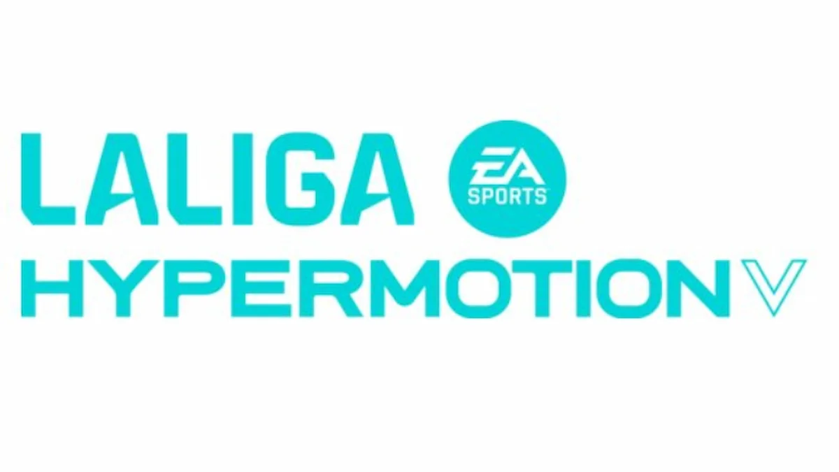 Logotipo oficial de LaLiga Hypermotion con el sello de EA Sports